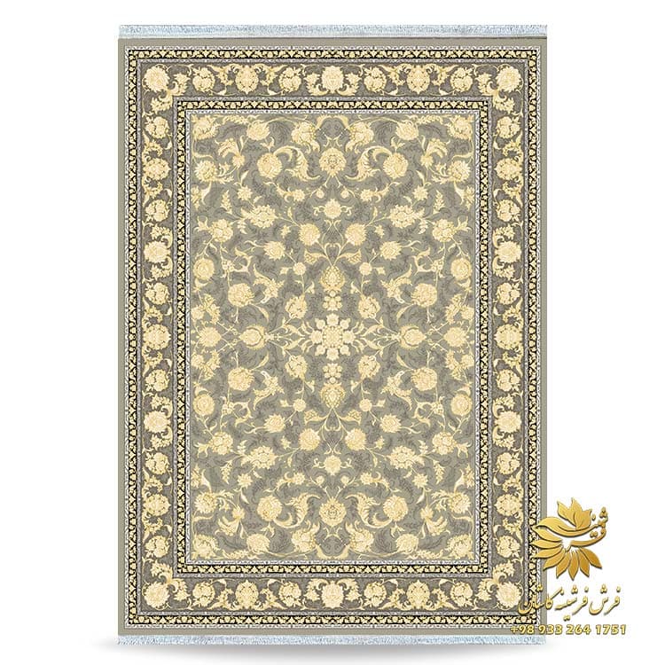 فرشینه طرح طلاکوب 1200 شانه نقشه افشون — تصویر ۲