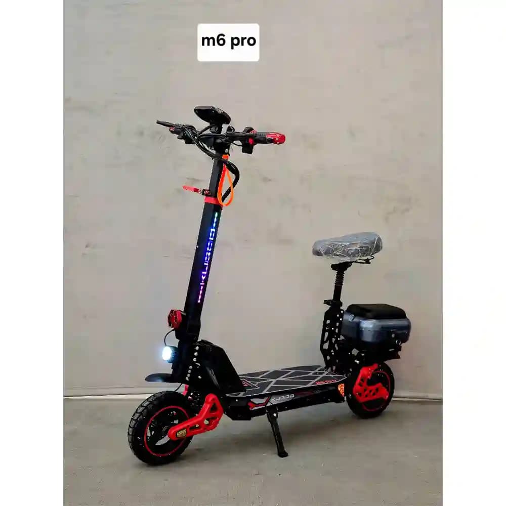 اسکوتر برقی KUGOO M6 Pro | شاهکار مهندسی کوگو برای جاده‌های روسیه — تصویر ۲