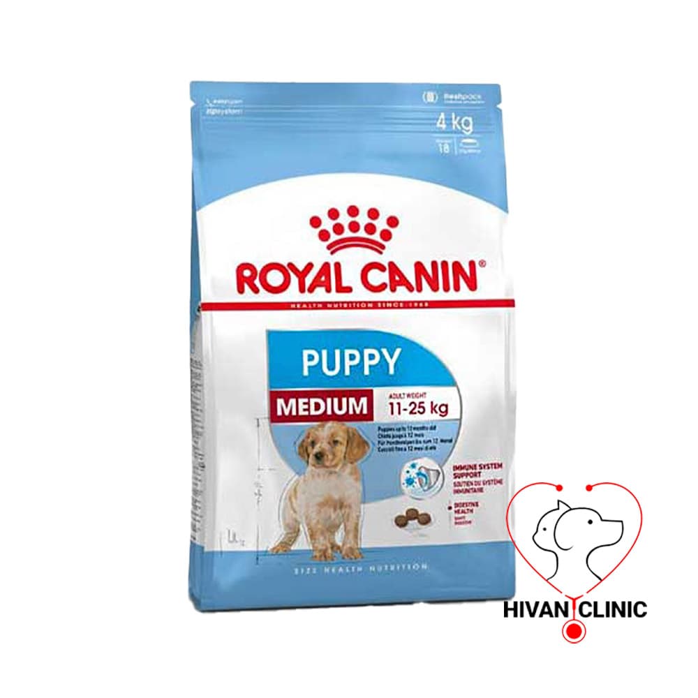 غذای سگ RoyalCanin Medium Puppy 4Kg
