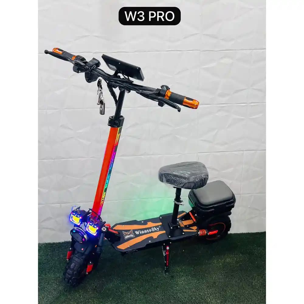اسکوتر برقی وینر اسکای مدل W3 Pro | غولآسای جدید با بدنه آلومینیومی — تصویر ۲