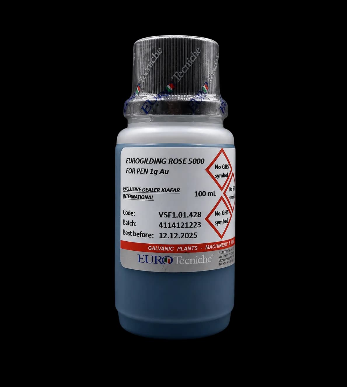 محلول آبکاری قلمی رزگلد 1g/100ml یوروتکنیک