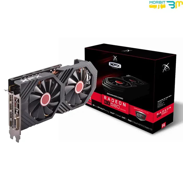 کارت گرافیک کار کرده AMD XFX RX580 8GB — تصویر ۲