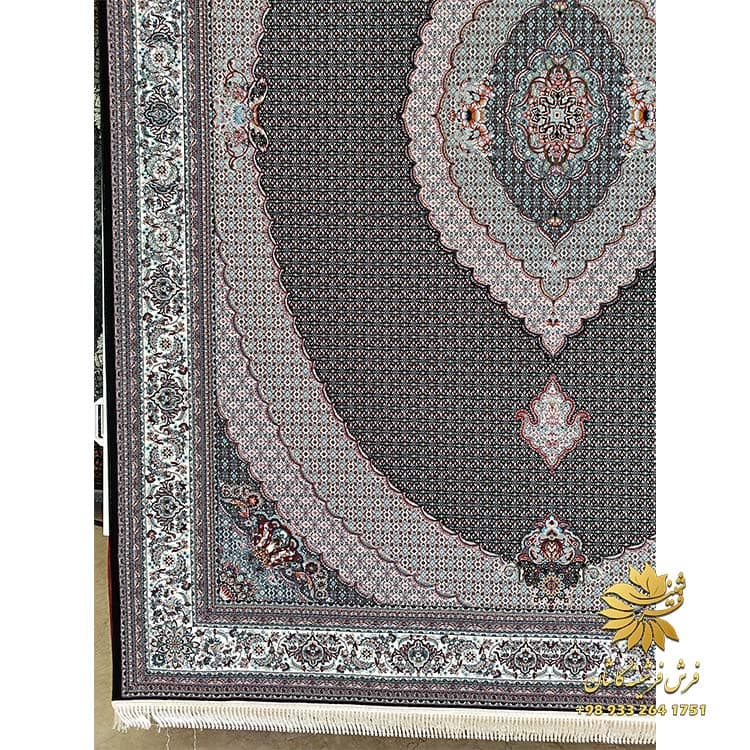 فرش ریز ماهی سرمه ای 700 شانه تراکم 2550 — تصویر ۵