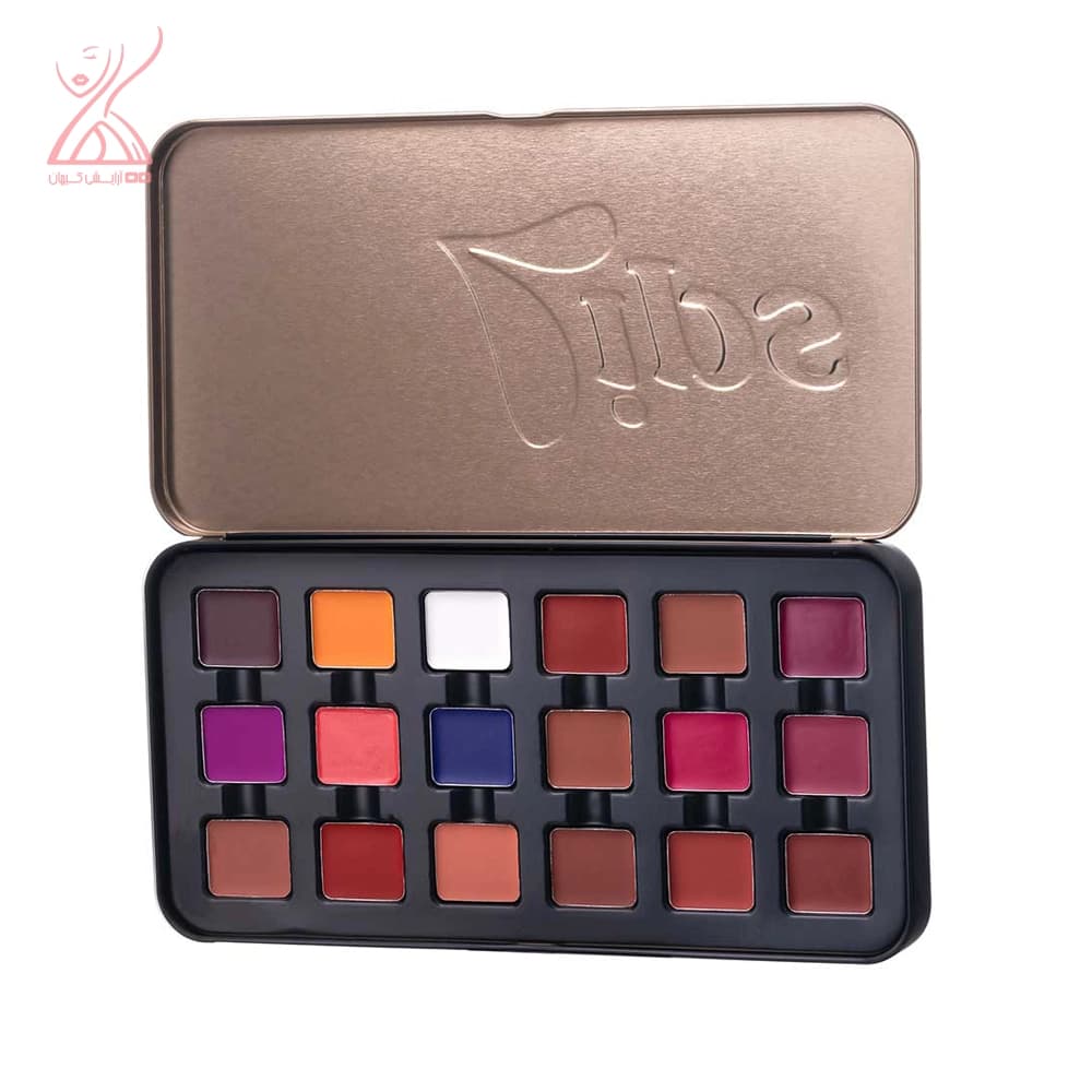 پالت رژلب 18 رنگ میچانو Michano مدل PROFESSIONAL LIPSTICK PALETTE — تصویر ۲