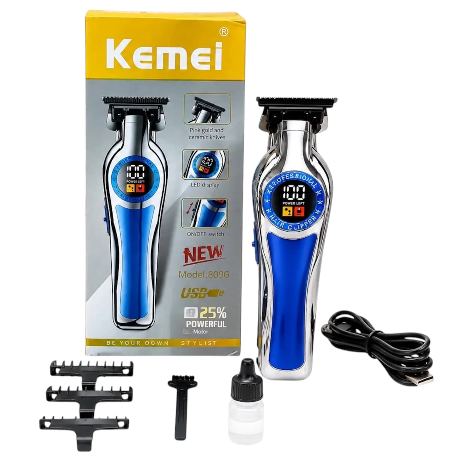 ماشین اصلاح خط زن کیمی مدل KM9086 — تصویر ۲