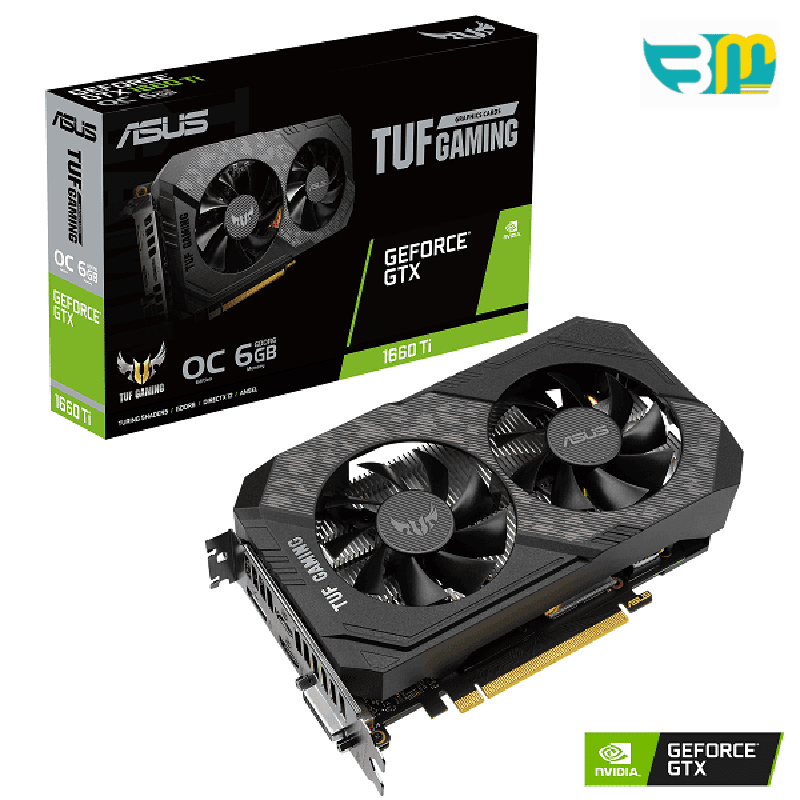 کارت گرافیک GeForce GTX 1660ti TUF GAMING OC 6GB
