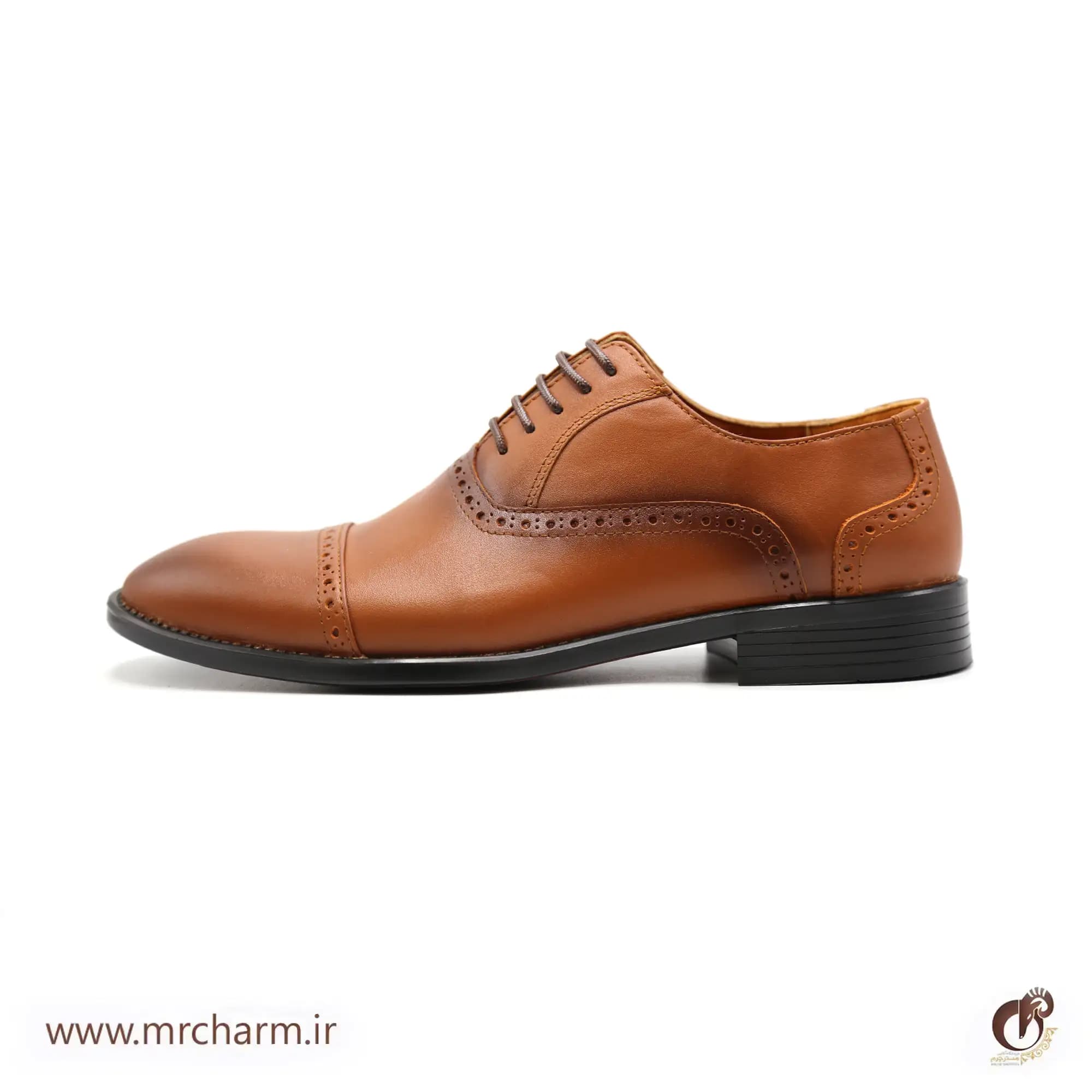 کفش چرم رسمی مردانه mrc118-05 — تصویر ۲