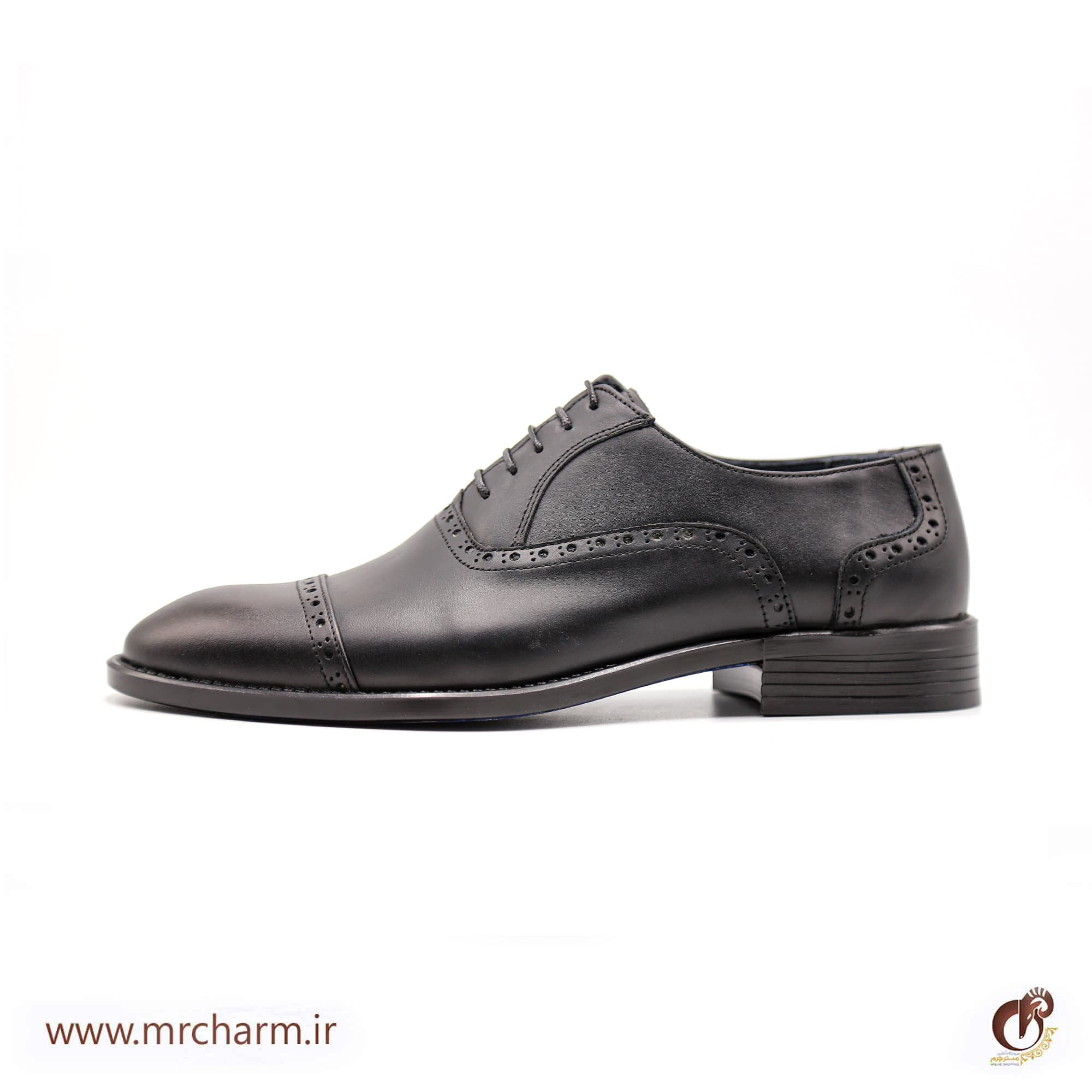 کفش چرم رسمی مردانه mrc118-05 — تصویر ۳
