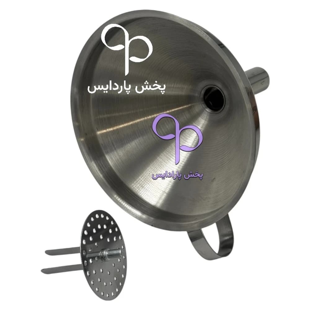 قیف استیل صافی دار قطر 12 چینی