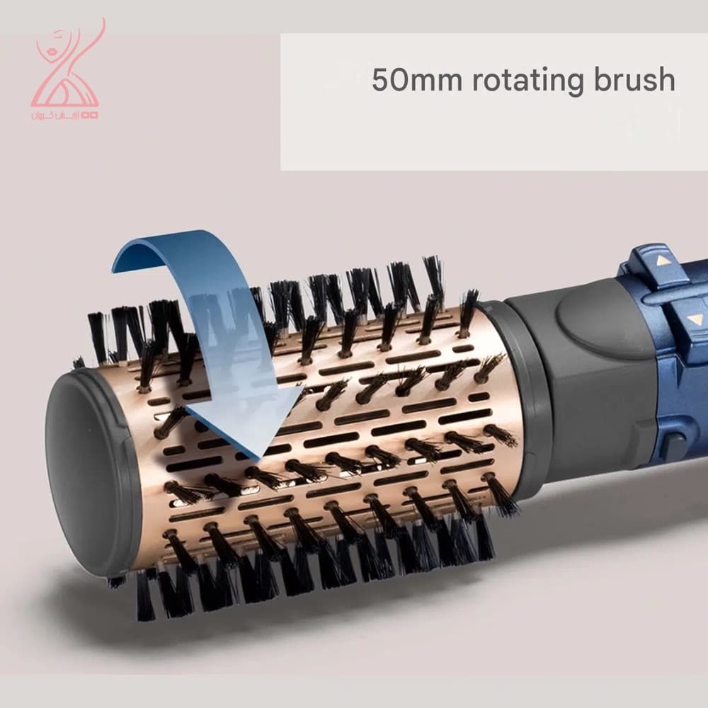 سشوار برس دار چرخشی بابلیس مدل Babyliss Styling Brush Style Pro 1000 AS965E — تصویر ۴