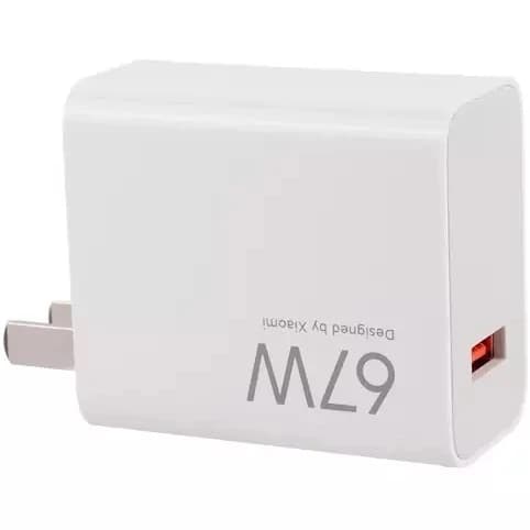 شارژر شیائومی مدل 67 وات اورجینال قابلیت نمایش ریز درصد و67w max