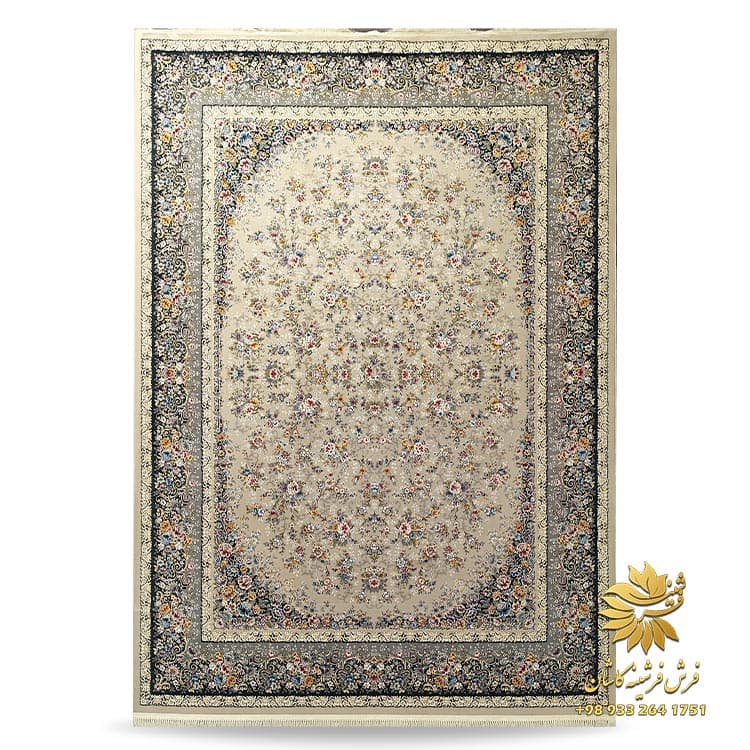 فرش 1200 شانه ترمه ای تراکم 3600 نقشه آیلار