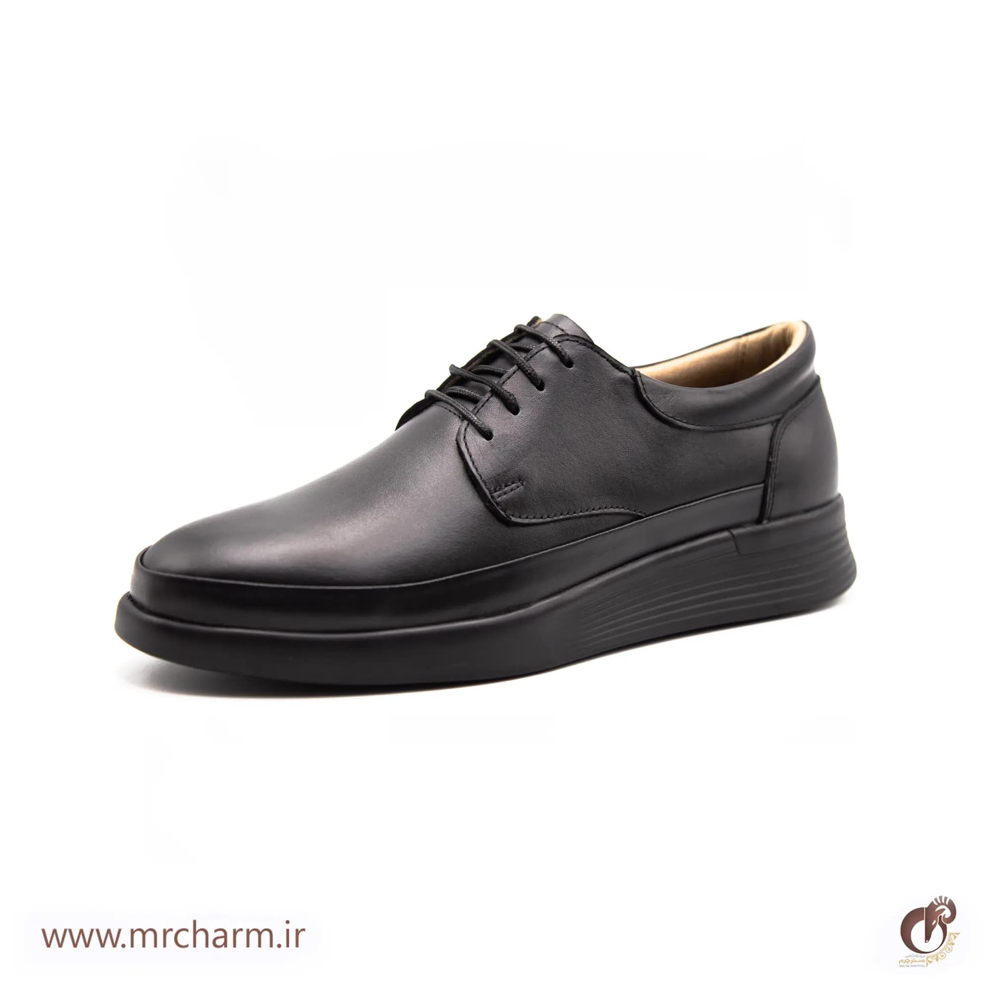 کفش مردانه روزمره تمام چرم mrc1123-02 — تصویر ۲