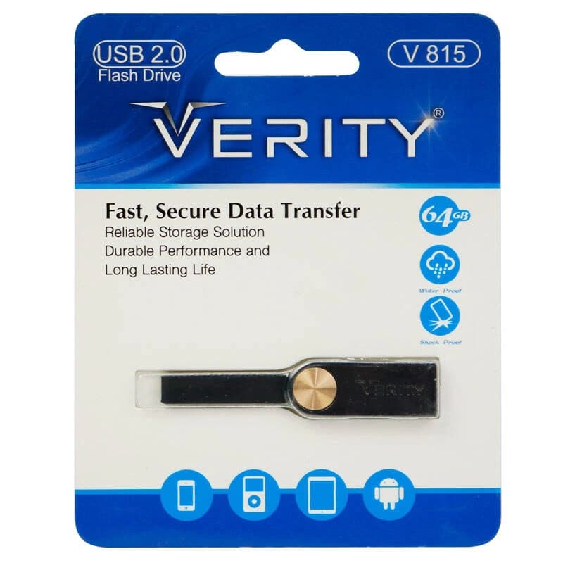 فلش مموری وریتی V 815 USB 2 ظرفیت 64 گیگابایت — تصویر ۲