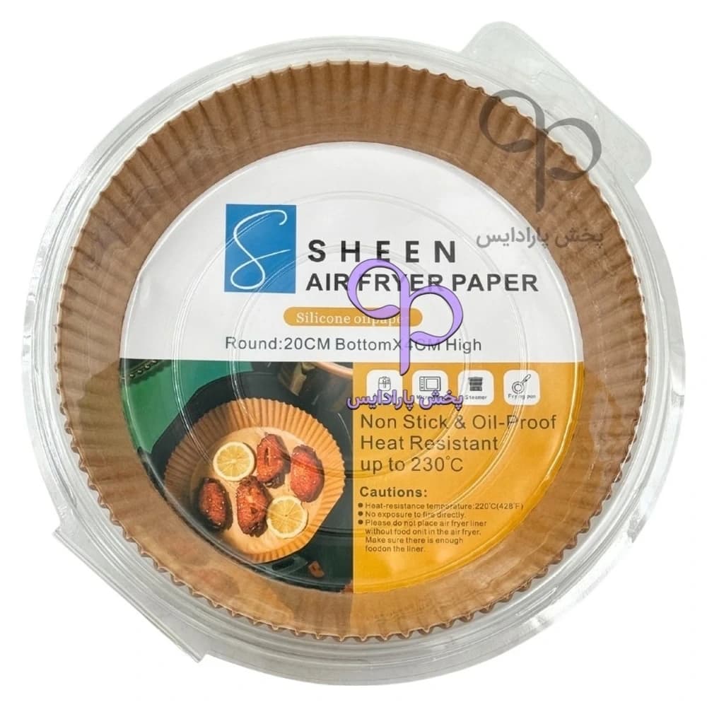 کاغذ هواپز 50 تایی دایره قطر 20 لیبل طلایی SHEEN