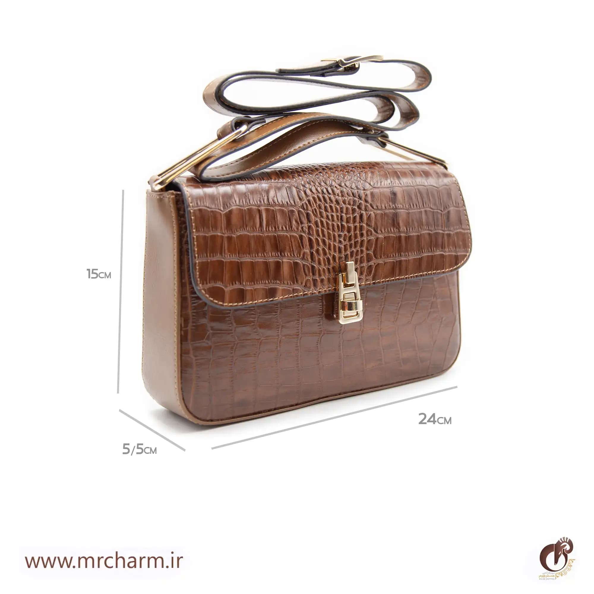 کیف چرم مجلسی زنانه mrc1954 — تصویر ۲