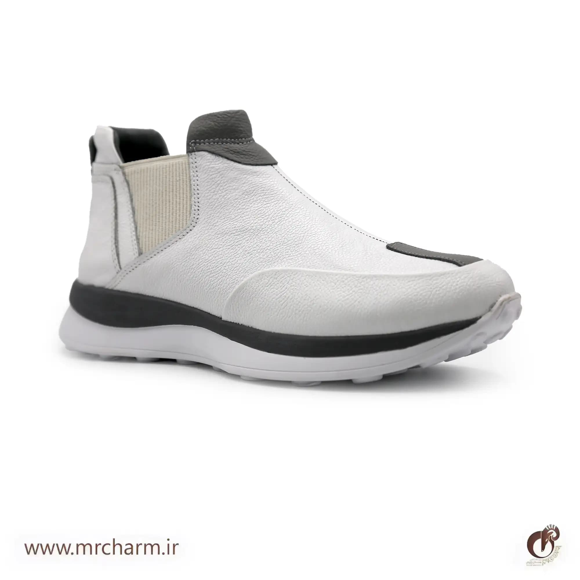 کفش چرم اسپرت ساق دار زنانه mrc1121-11 — تصویر ۳