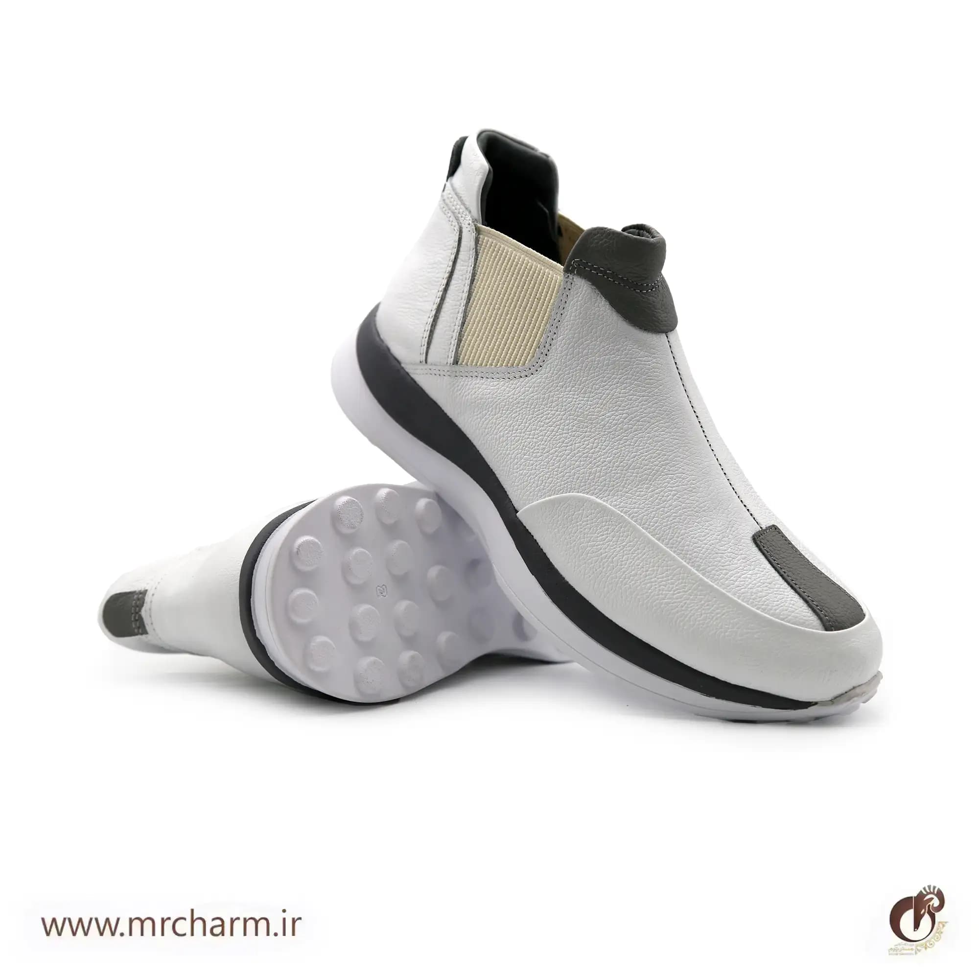 کفش چرم اسپرت ساق دار زنانه mrc1121-11 — تصویر ۲