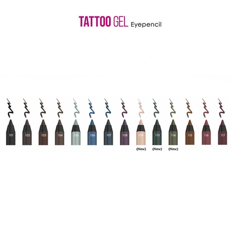 مداد چشم Golden Rose مدل Tattoo Gel — تصویر ۴