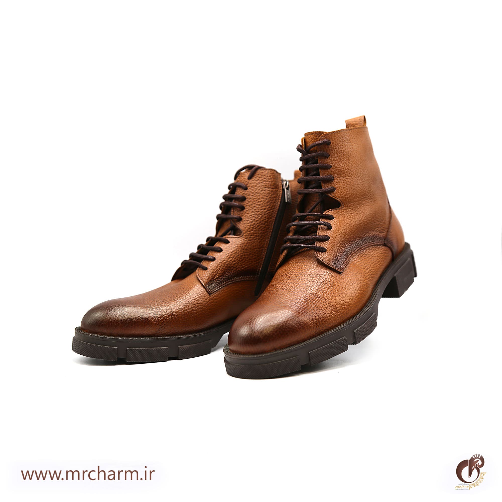 بوت چرم مردانه اسپرت mrc300202 — تصویر ۴