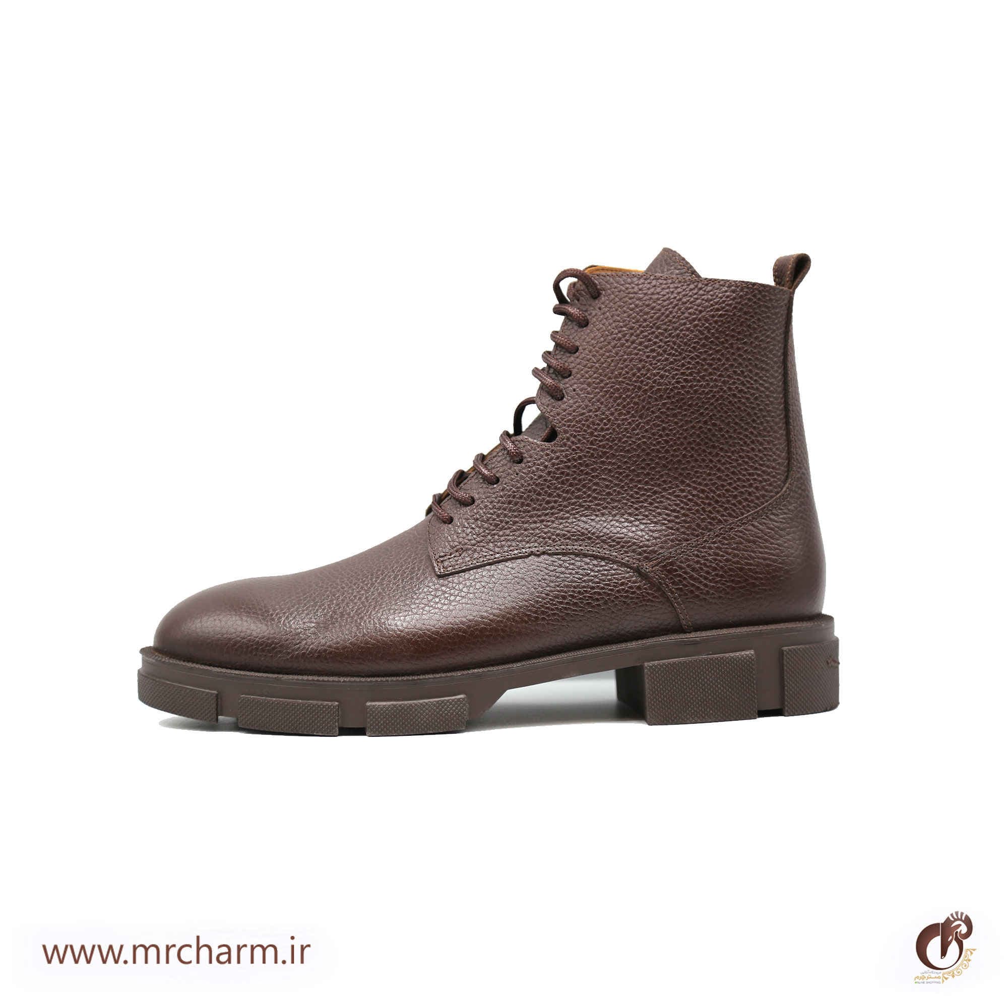 بوت چرم مردانه اسپرت mrc300202 — تصویر ۲