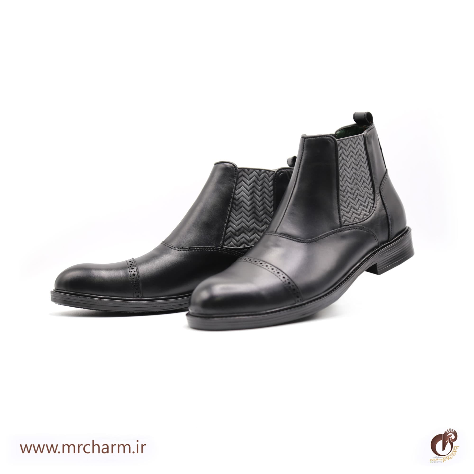 بوت چرم مردانه mrc30089 — تصویر ۶