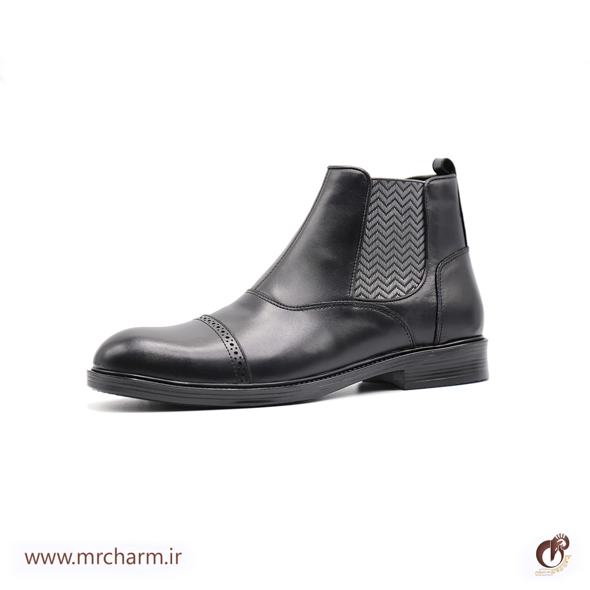 بوت چرم مردانه mrc30089 — تصویر ۲