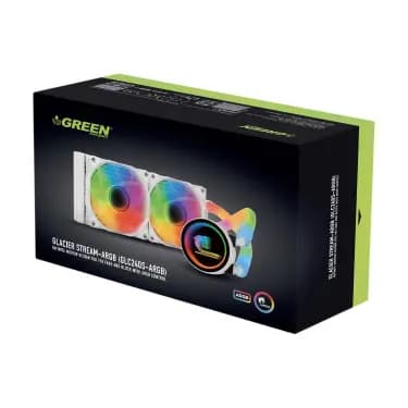 خنک کننده پردازنده گرین مدل GLACIER 240 STREAM ARGB — تصویر ۲