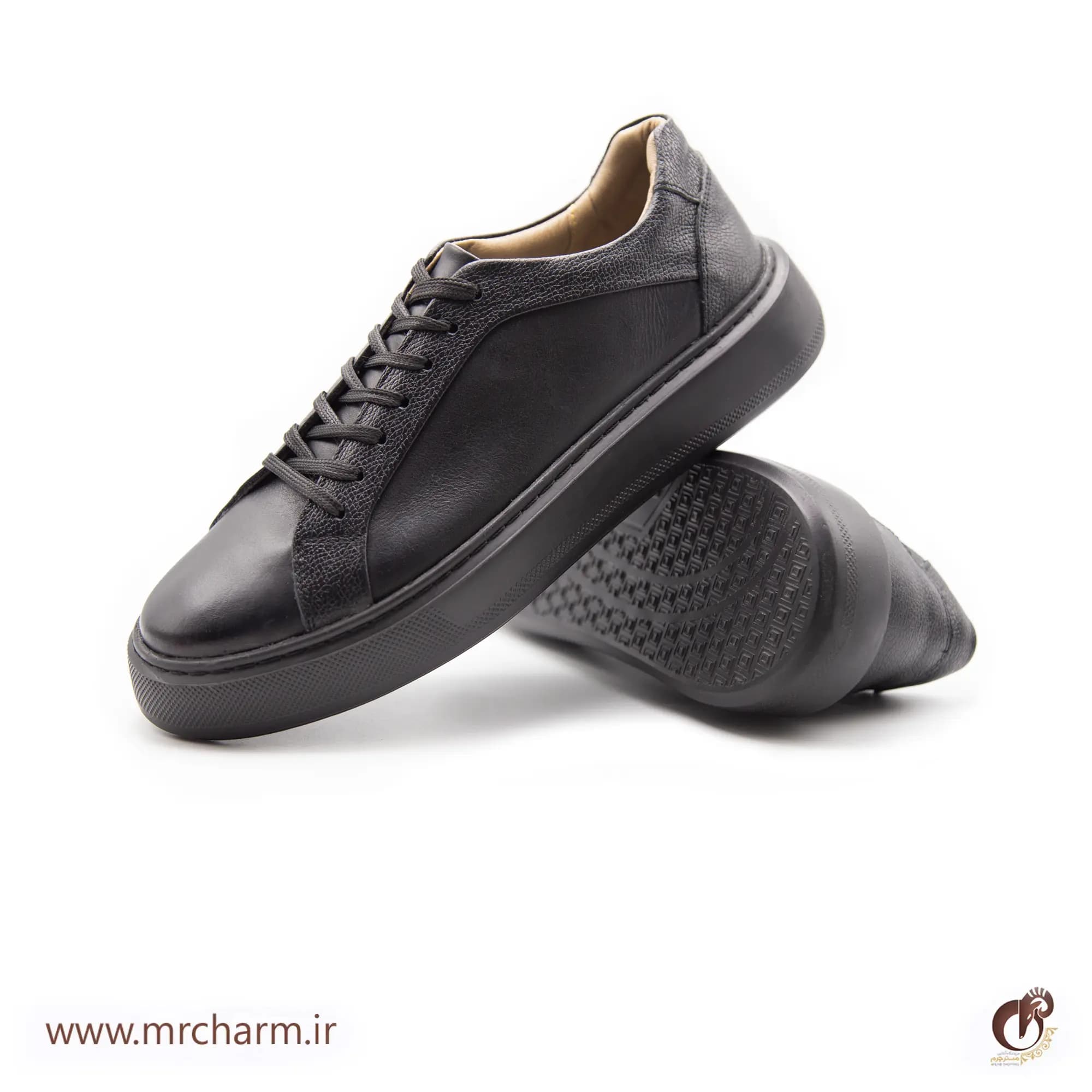 کفش ونس چرم مردانه mrc1123-01 — تصویر ۴