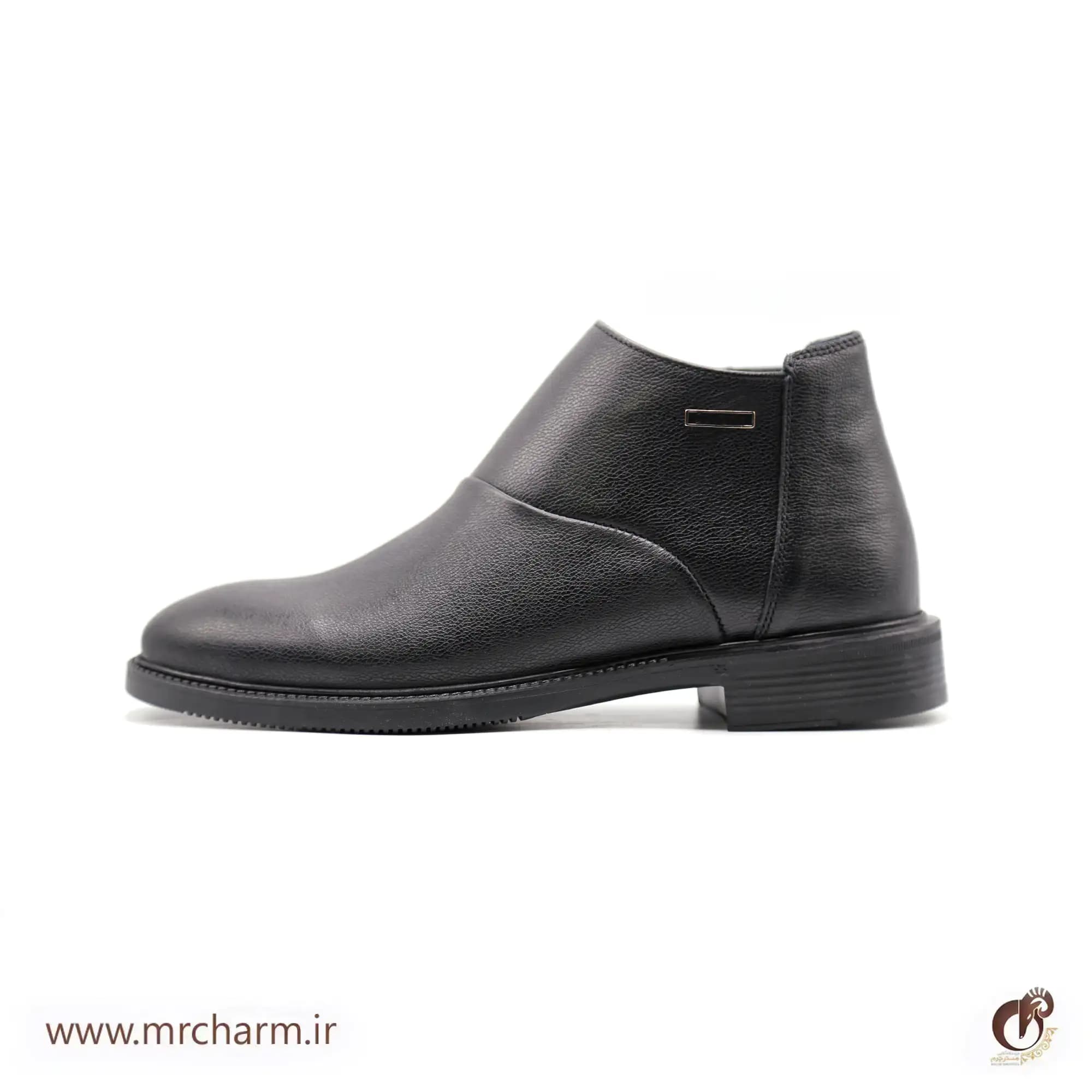 کفش چرم ساق دار مردانه mrc1122-02