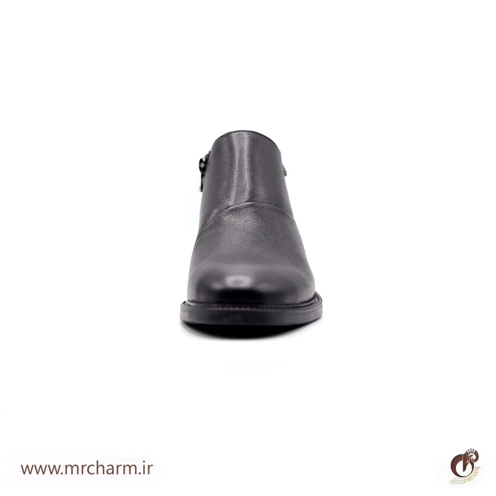 کفش چرم ساق دار مردانه mrc1122-02 — تصویر ۵