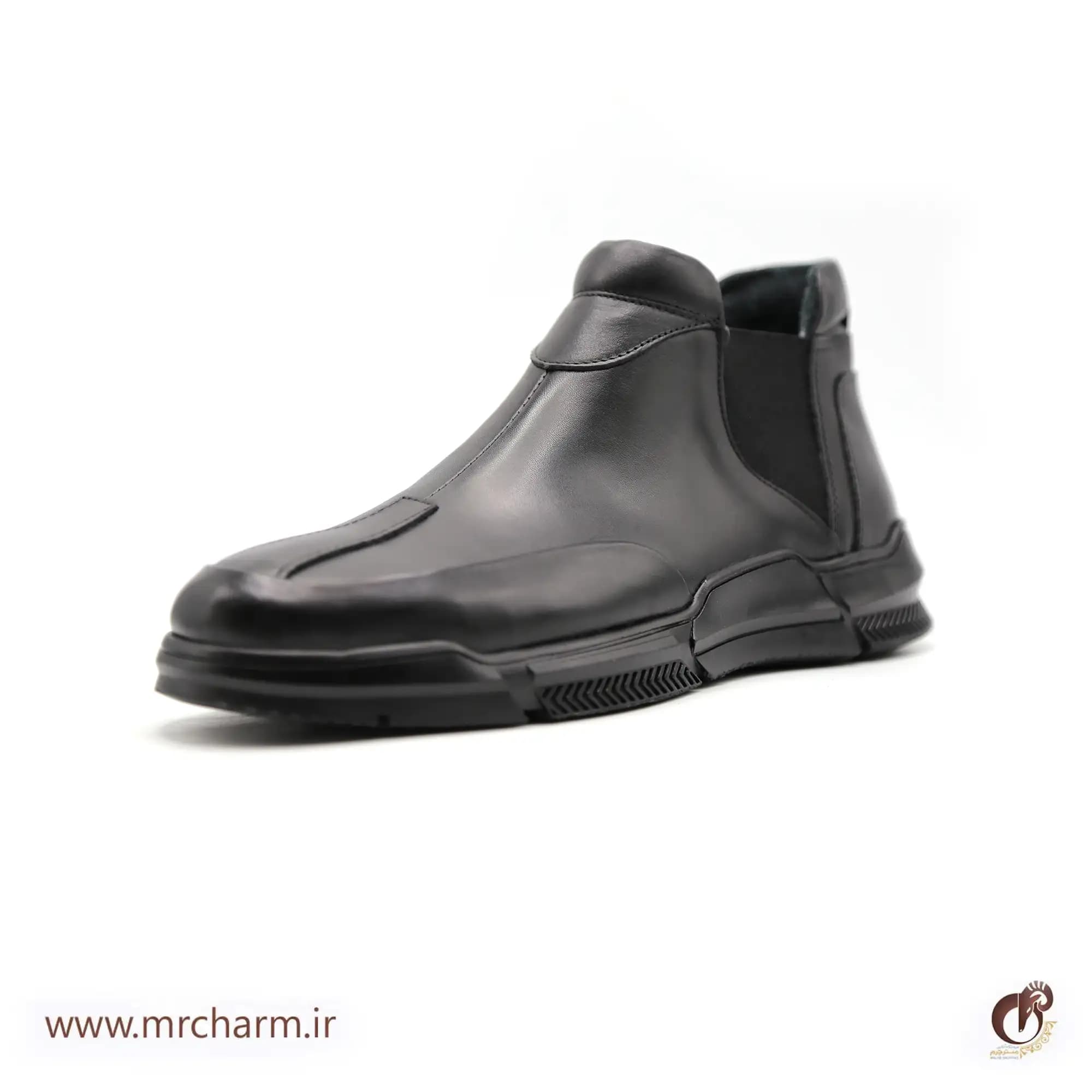 کفش چرم ساق دار مردانه mrc1121-29 — تصویر ۲