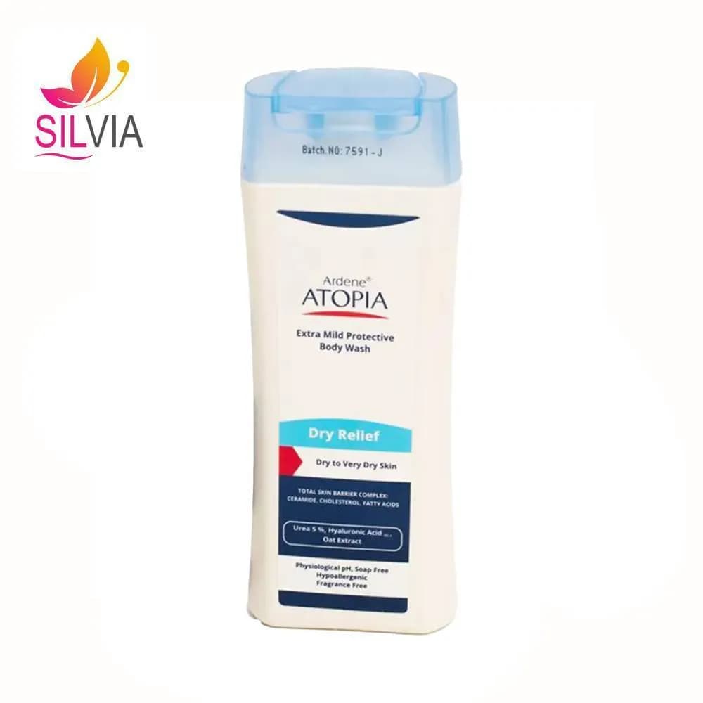 لوسیون شوینده و مرطوب کننده بدن مدل Dry Relief آتوپیا آردن 250 میل — تصویر ۳