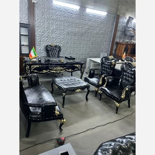 مبل اداری کلاسیک صدراتین مبلمان آپادانا apadana مدل 637668
