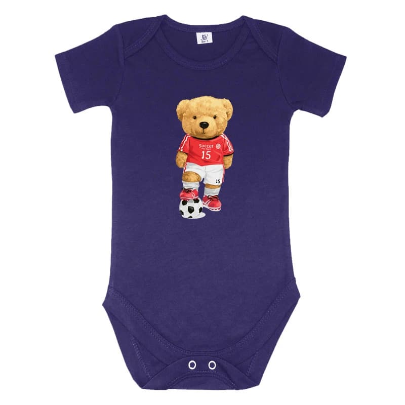 بادی نوزادی نیل کوک مدل Teddy White Collection مجموعه 5 عددی — تصویر ۴