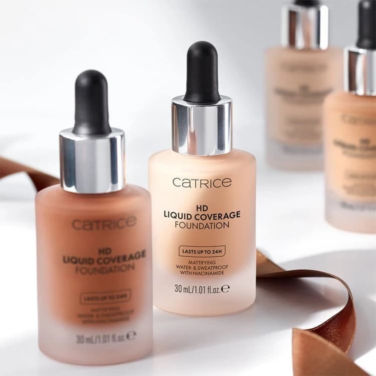 کرم پودر Catrice مدل HD Liquid Coverage حجم 30 میلی لیتر — تصویر ۷