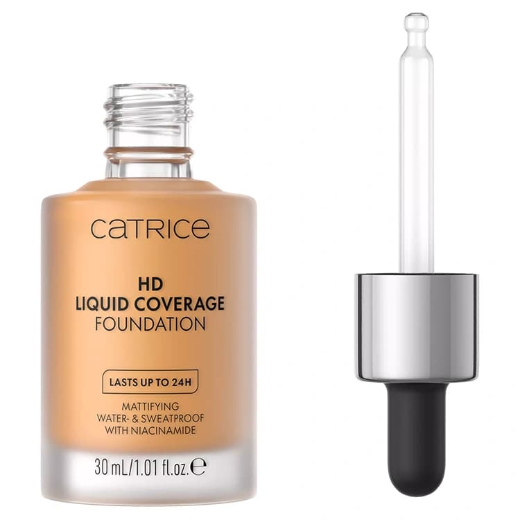 کرم پودر Catrice مدل HD Liquid Coverage حجم 30 میلی لیتر — تصویر ۲