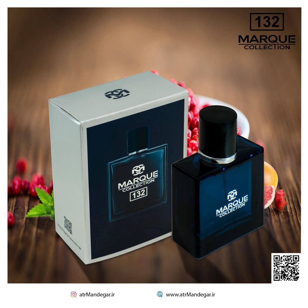 ادکلن مارکو کالکشن کد 132 – رایحه بلو شنل