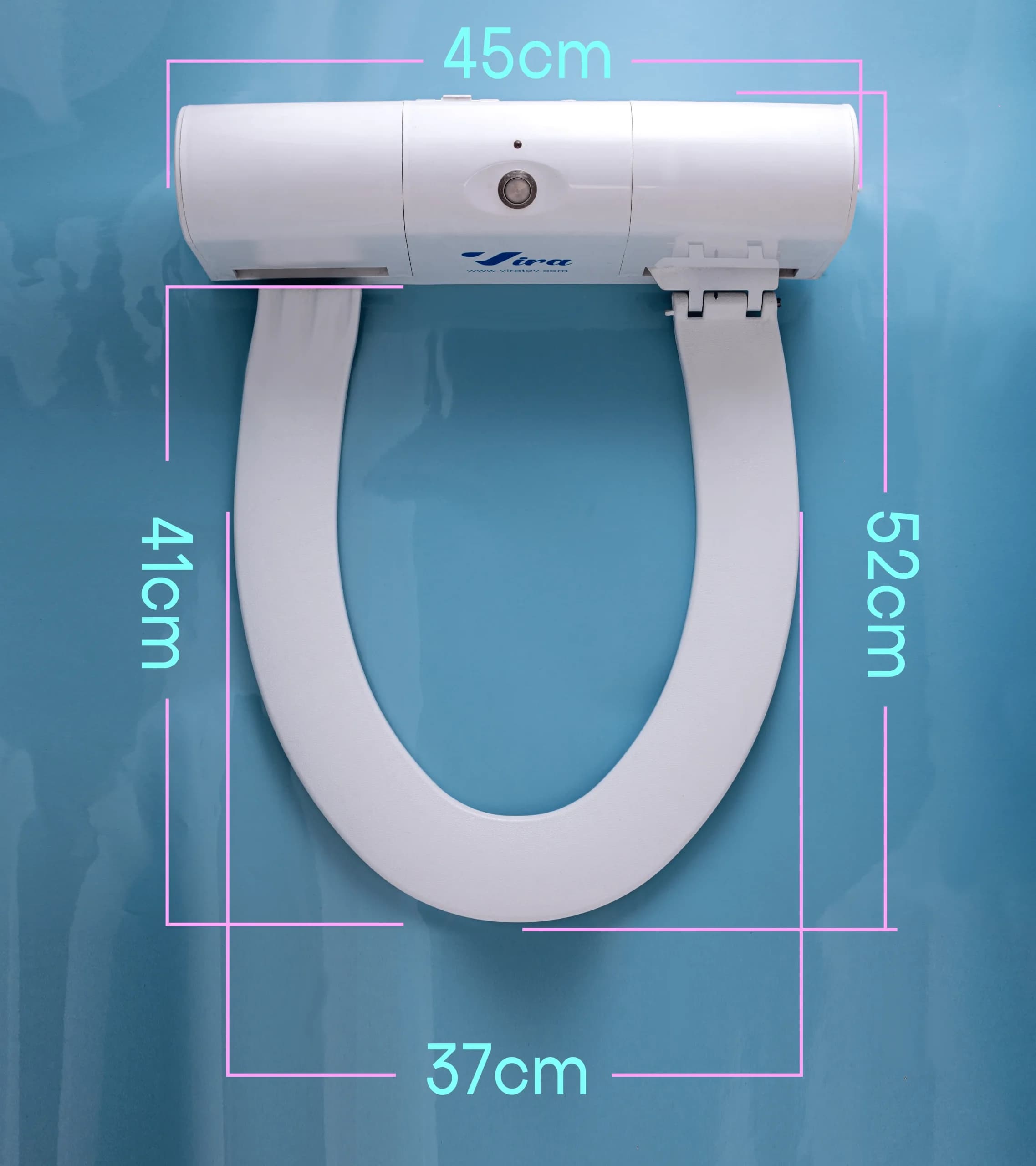 کاور زن اتوماتیک توالت فرنگی مدل Rv100C vira — تصویر ۲