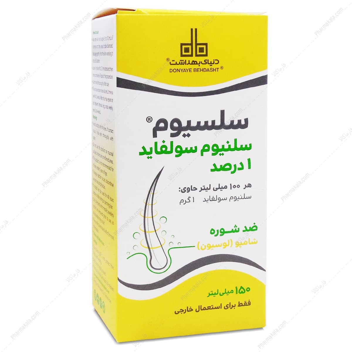 شامپو سلنیوم سولفاید 1% دنیای بهداشت 150ml