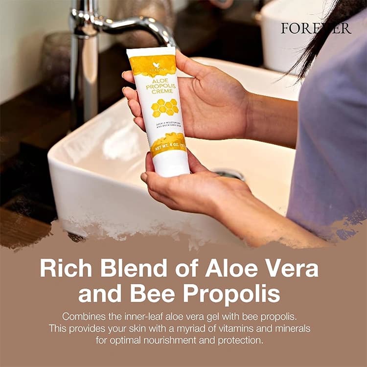 کرم مرطوب کننده Forever مدل Aloe Propolis وزن 113 گرم — تصویر ۵