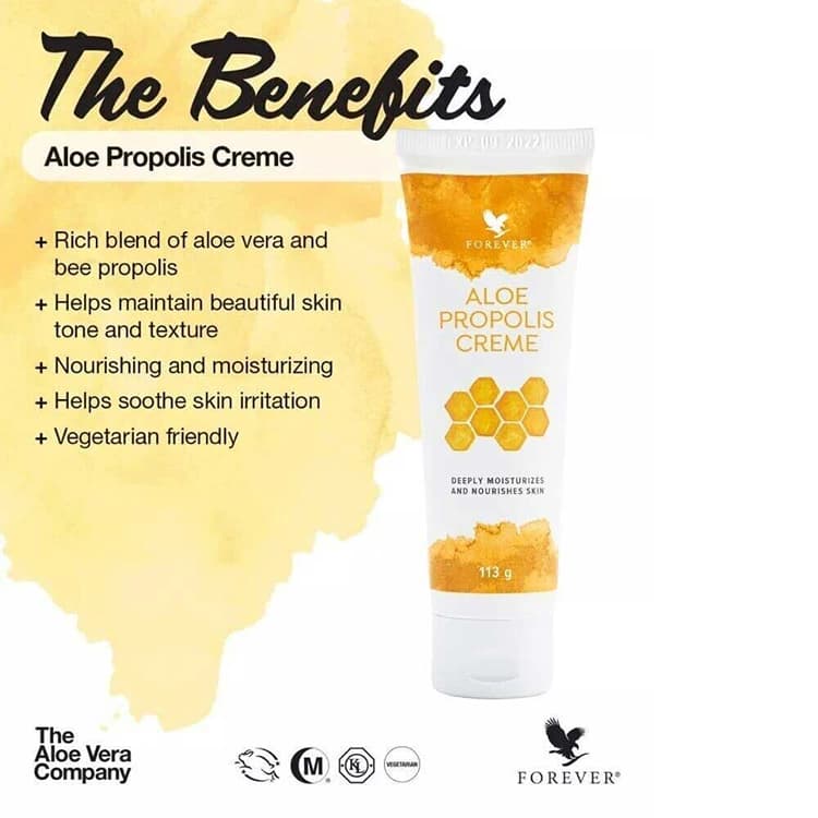 کرم مرطوب کننده Forever مدل Aloe Propolis وزن 113 گرم — تصویر ۸