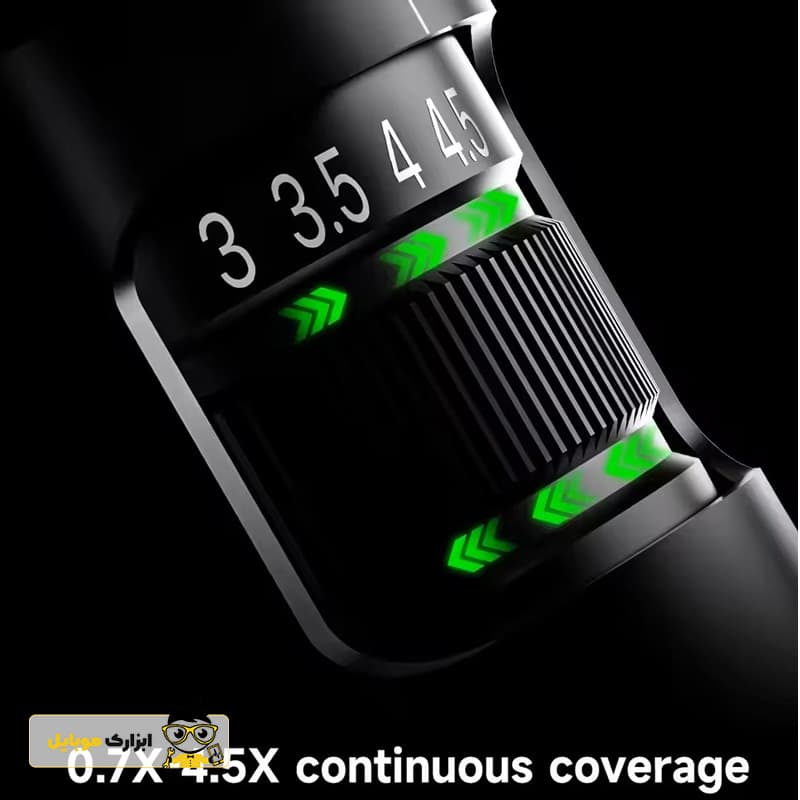 لوپ سه چشمی مشکی مکانیک MECHANIC ROBOT SMART EYE SE7045-TGSD — تصویر ۳