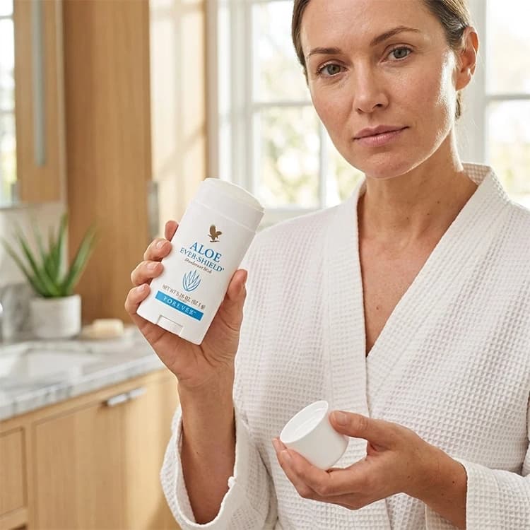 مام ضد تعریق Forever مدل Aloe Ever Shield وزن 92.1 گرم — تصویر ۶