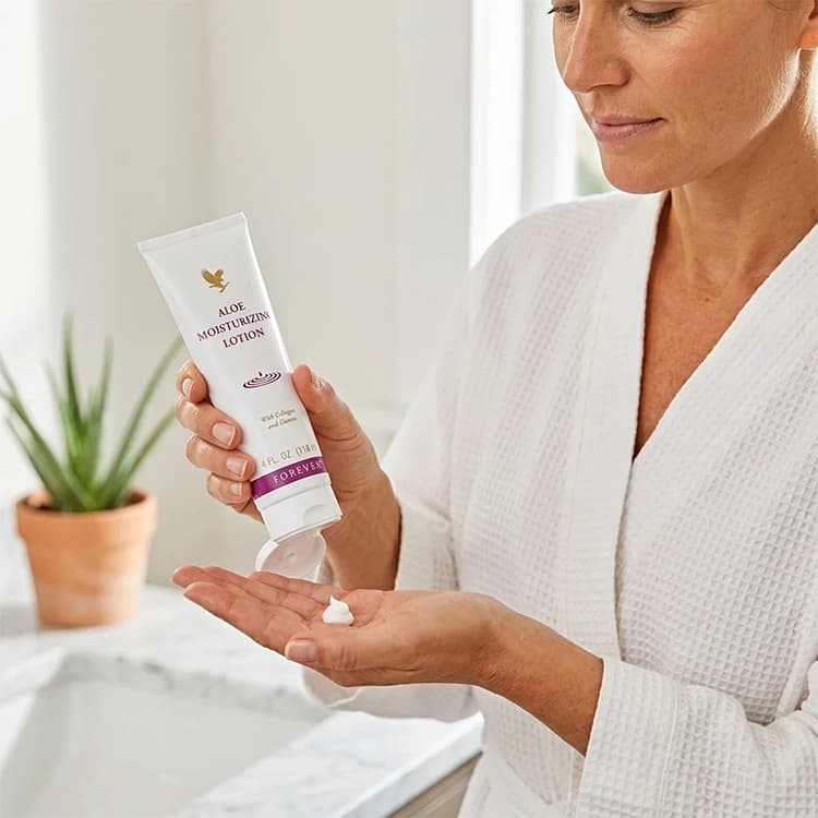 لوسیون مرطوب کننده Forever مدل Aloe حجم 118 میلی لیتر — تصویر ۵