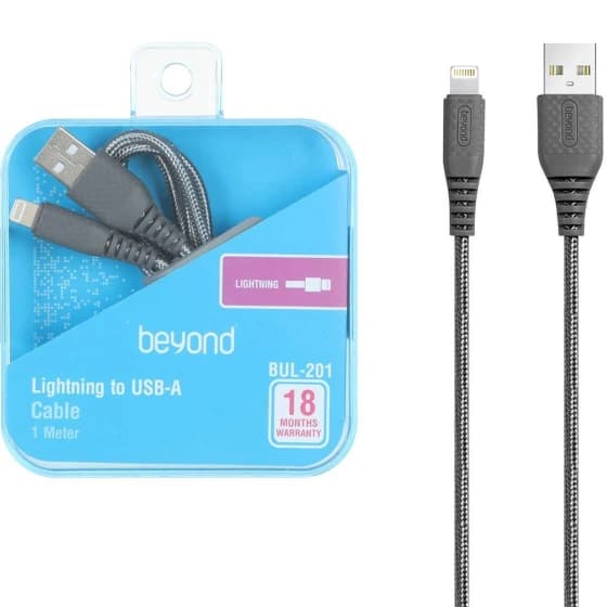 کابل تبدیل USB به لایتنینگ بیاند مدل BUL-201 طول یک متر — تصویر ۲