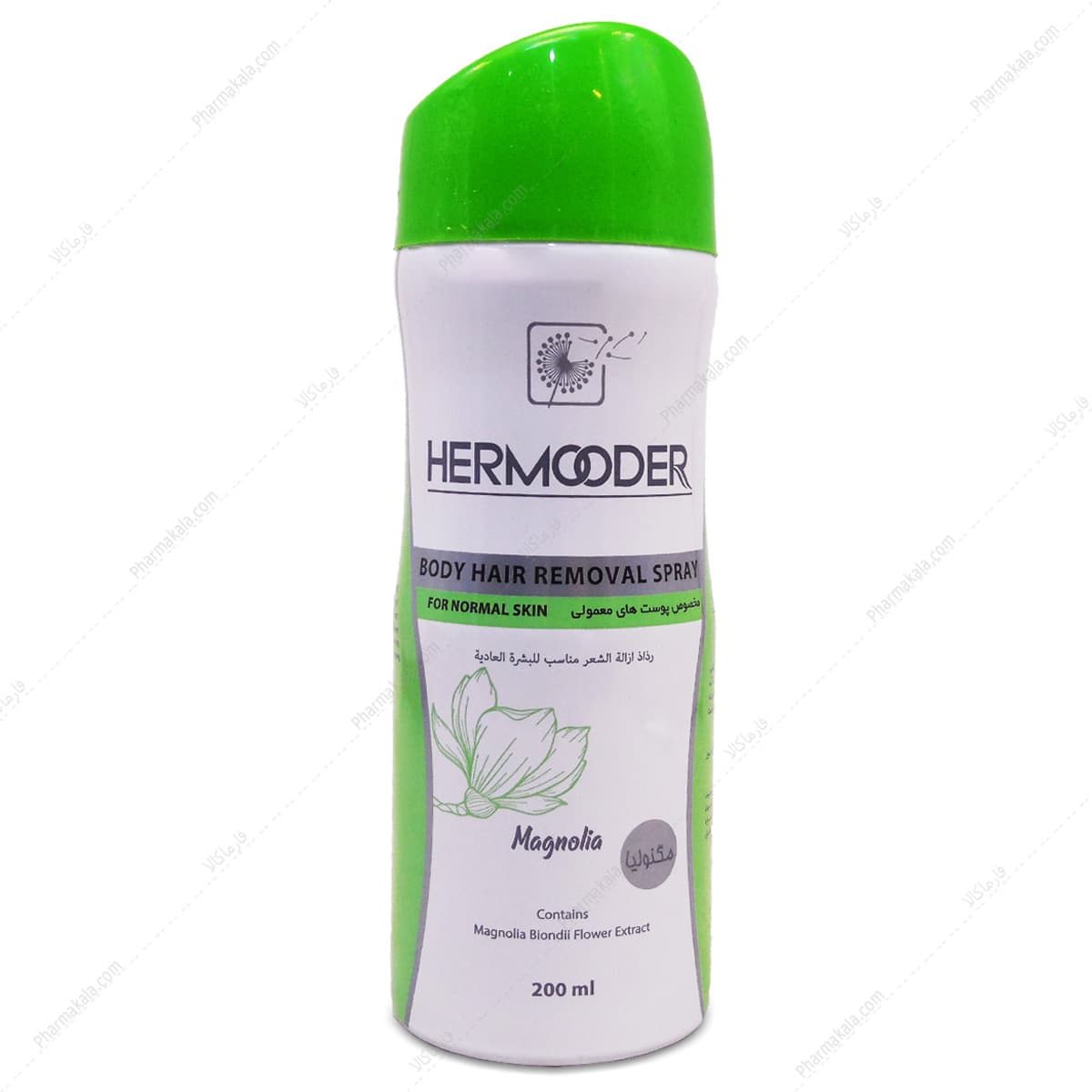 اسپری موبر بدن پوست معمولی مگنولیا هرمودر 200ml