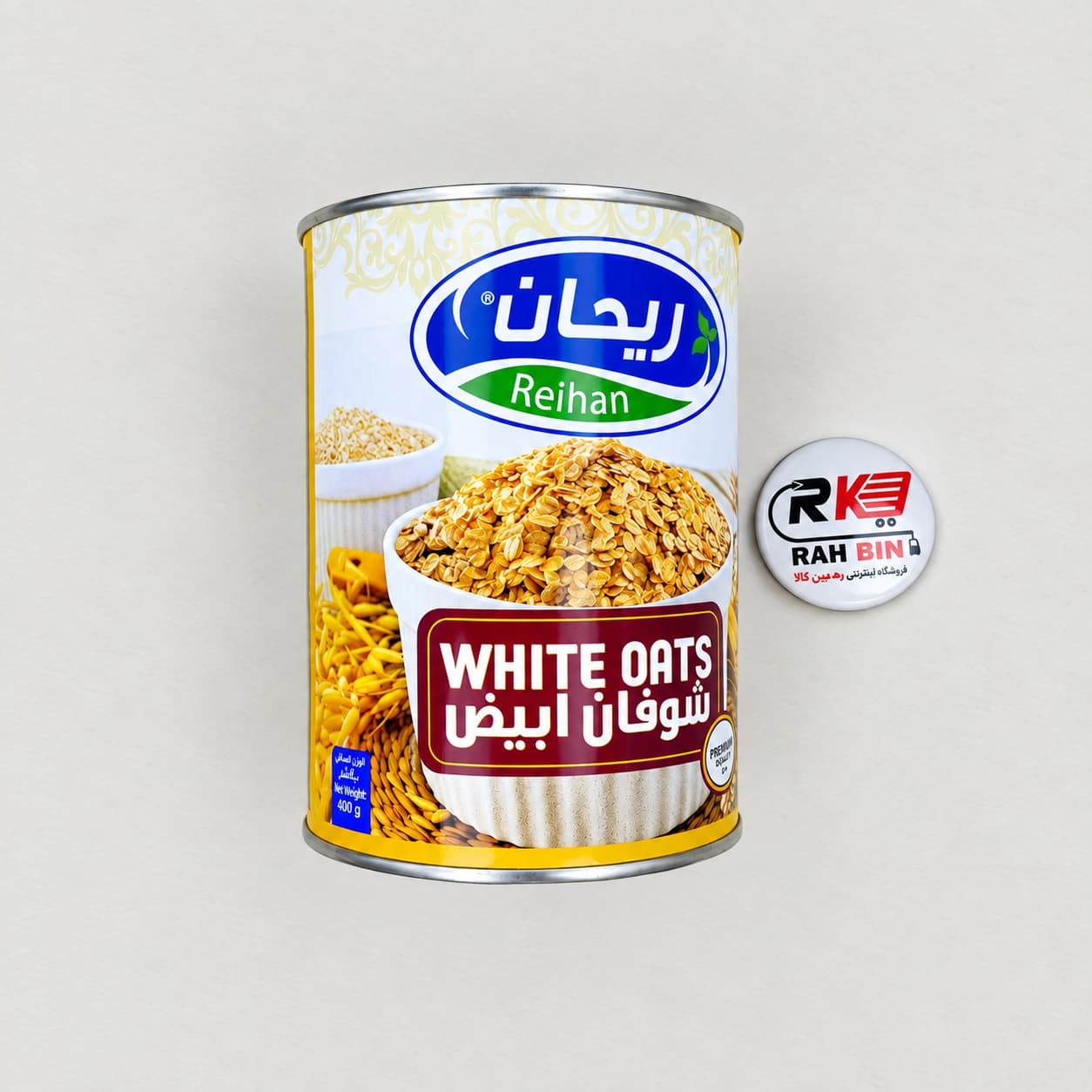 جو دوسر ریحان اوتز قوطی 500 گرمی – reihan OATS تاریخ انقضا 12/2026
