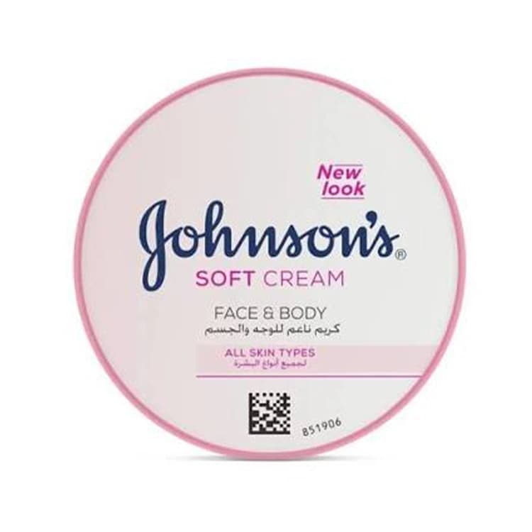 کرم مرطوب کننده Johnson مدل Soft حجم 200 میلی لیتر — تصویر ۲