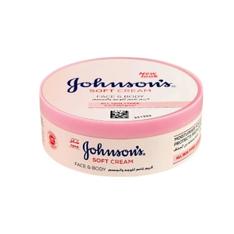 کرم مرطوب کننده Johnson مدل Soft حجم 200 میلی لیتر